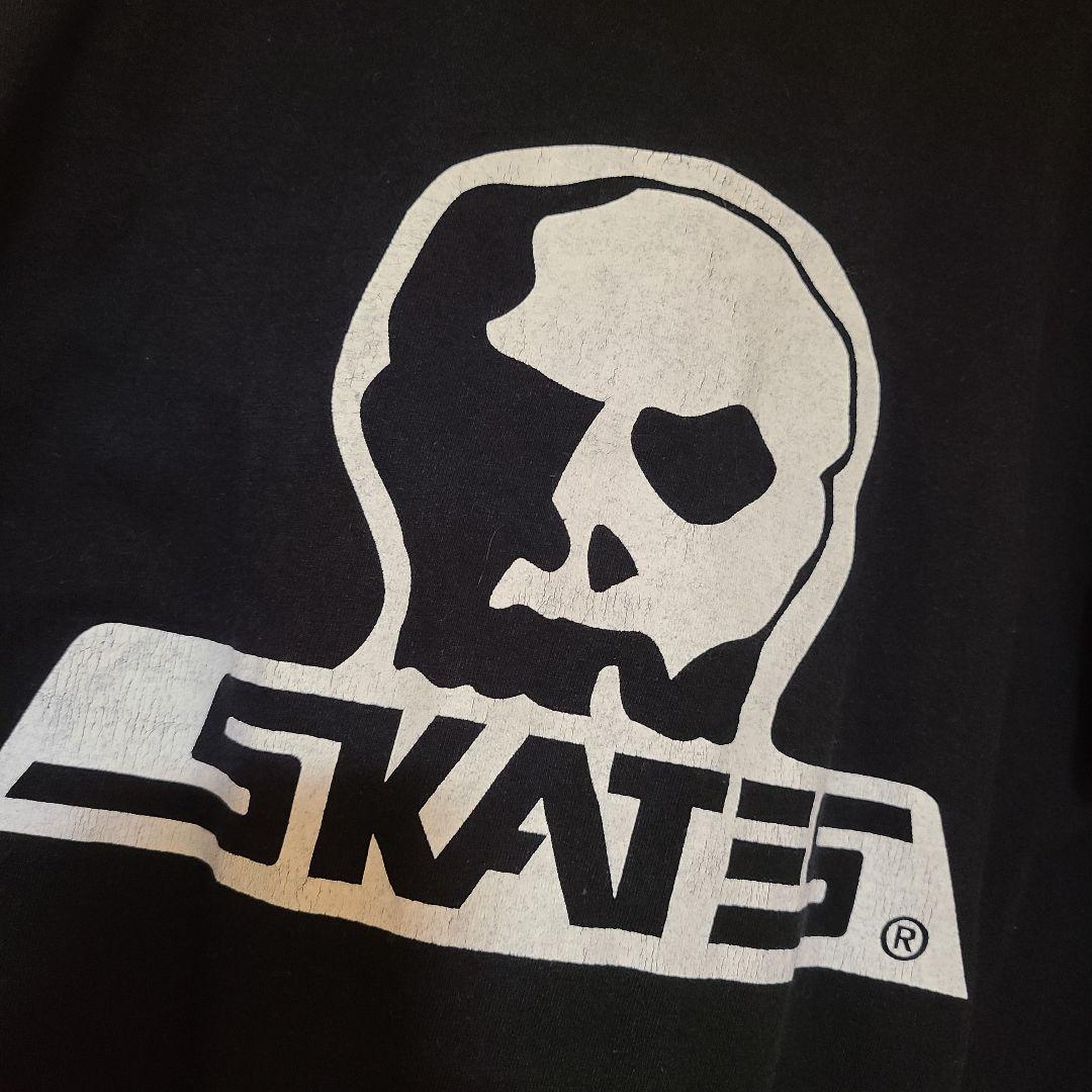 【レア‼️】SKULL SKATES×スカルスケーツ×ファイヤーパターン×ロンT
