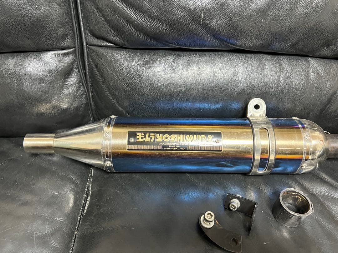 sr400 マフラー ヨシムラ パトリオット チタンカラー サイクロン
