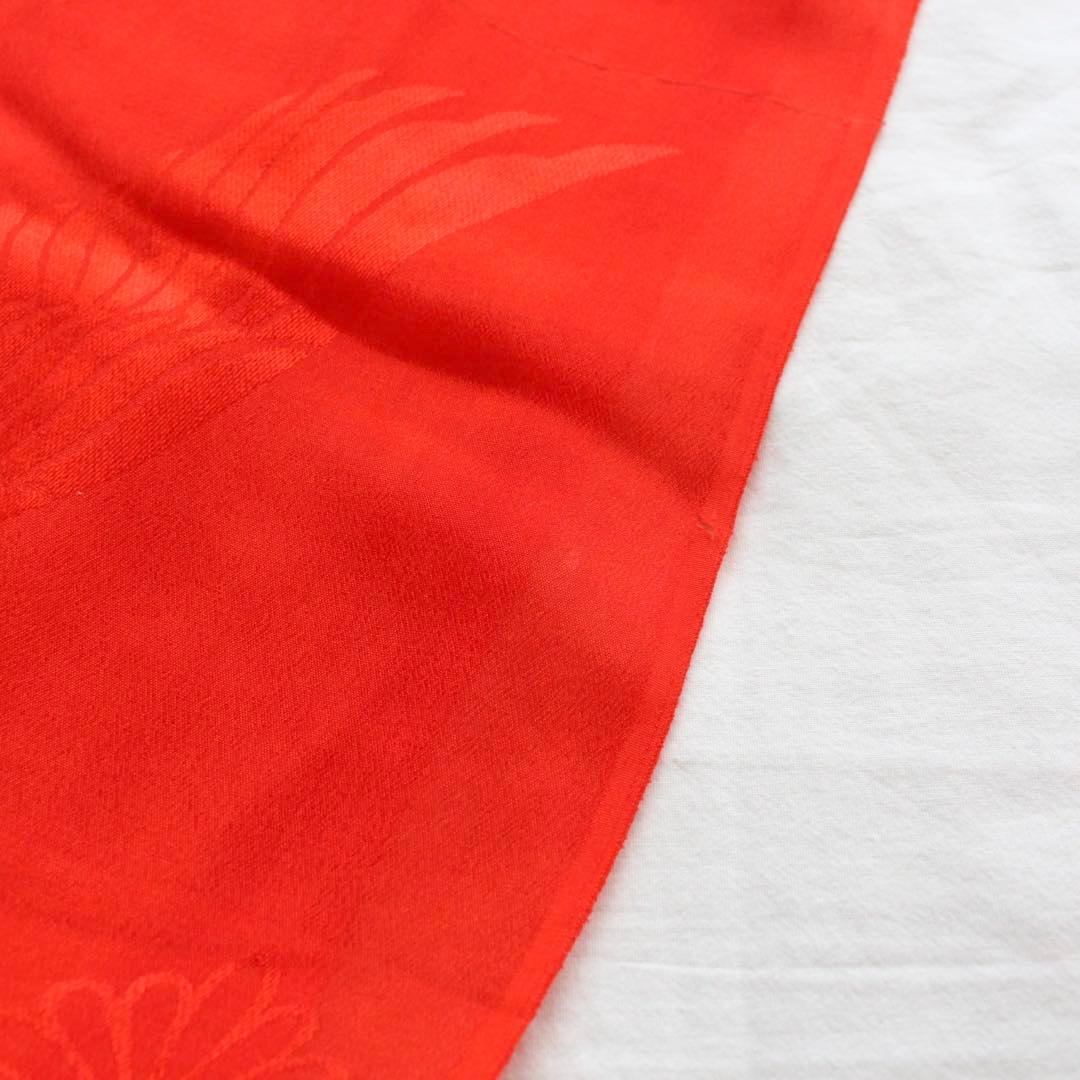 七五三 7歳 女の子 子供 アンティーク ピンク 正絹 着物 帯 セット