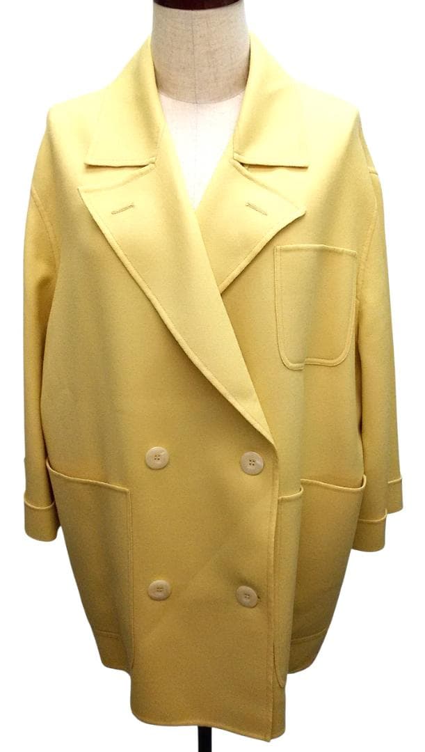 valentino garavani　ウール　ダブルブレスト　コート　42