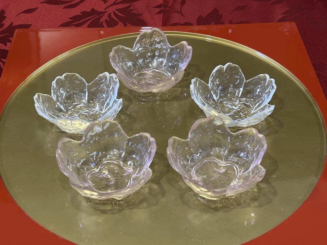 5名様　お正月御膳セット　赤絵　たち吉　羽子板皿　花鳥金彩丸紋角鉢　吸物椀など