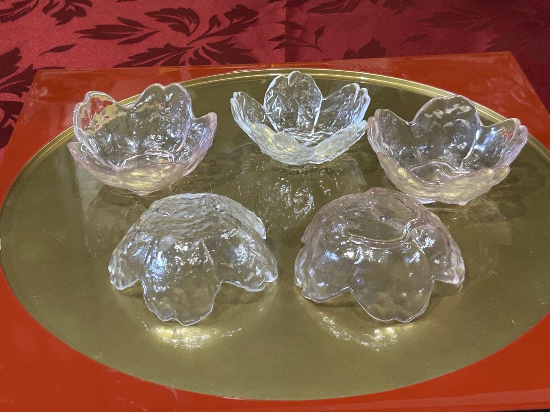 5名様　お正月御膳セット　赤絵　たち吉　羽子板皿　花鳥金彩丸紋角鉢　吸物椀など