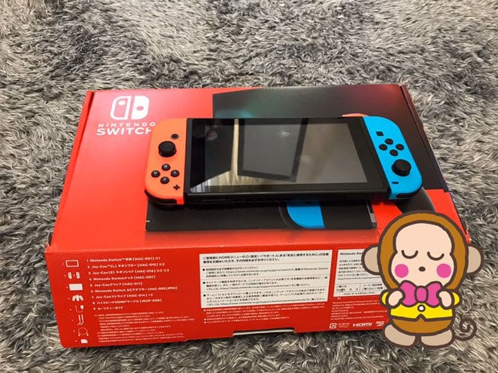 任天堂スイッチ本体　ネオンブルー