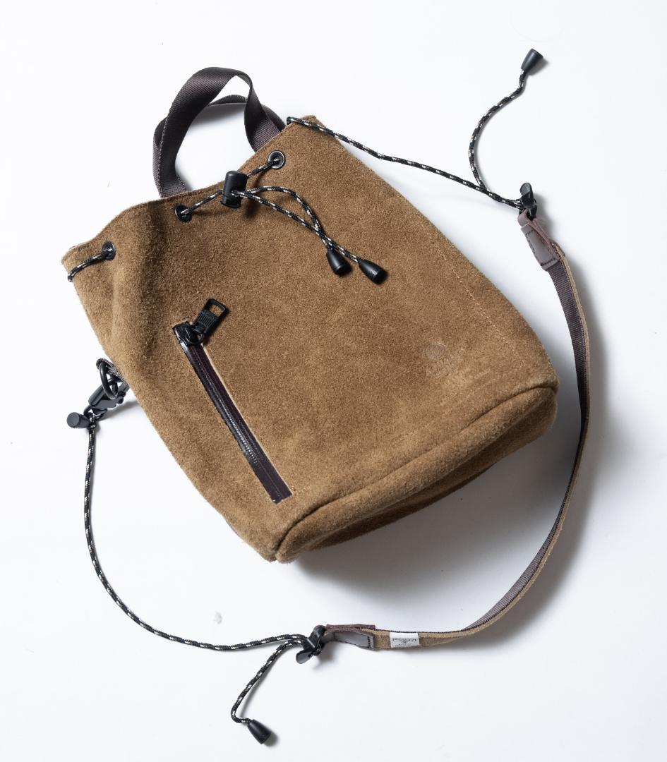 バッグ AS2OV WATER PROOF SUEDE DRAWSTRING BAG