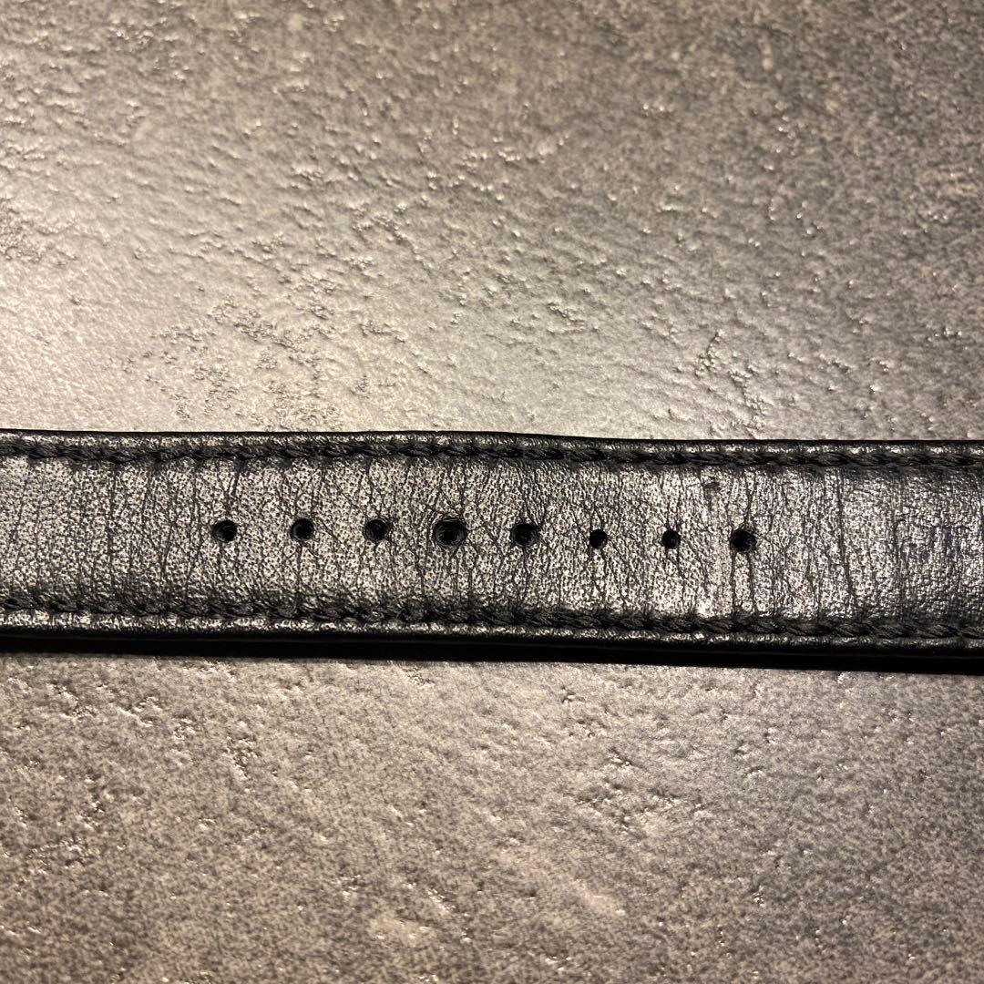 オリエントスター革ベルト　クロコ　20mm幅　尾錠、バネ棒付き