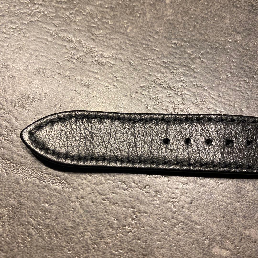 オリエントスター革ベルト　クロコ　20mm幅　尾錠、バネ棒付き