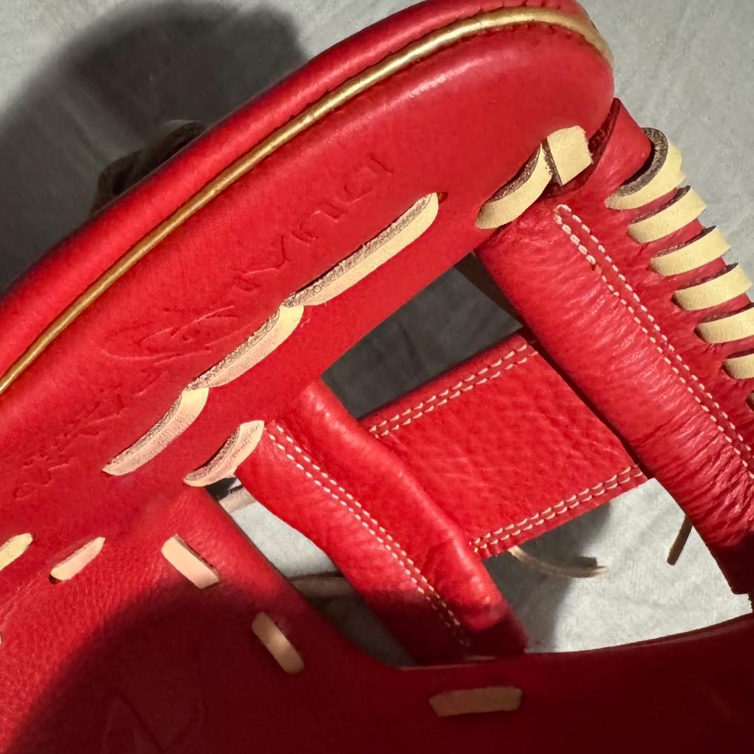 ローリングス　内野オールラウンド　軟式　グラブ　グローブ　赤　スカーレット