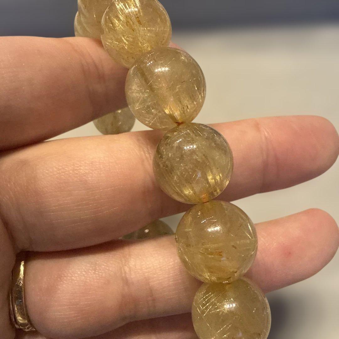 苑*様 ルチルクォーツ天然石ブレスレット