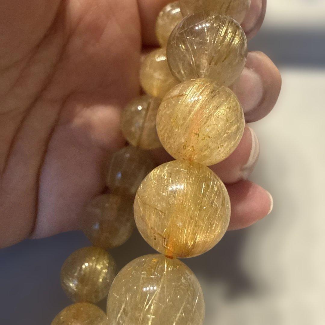 苑*様 ルチルクォーツ天然石ブレスレット