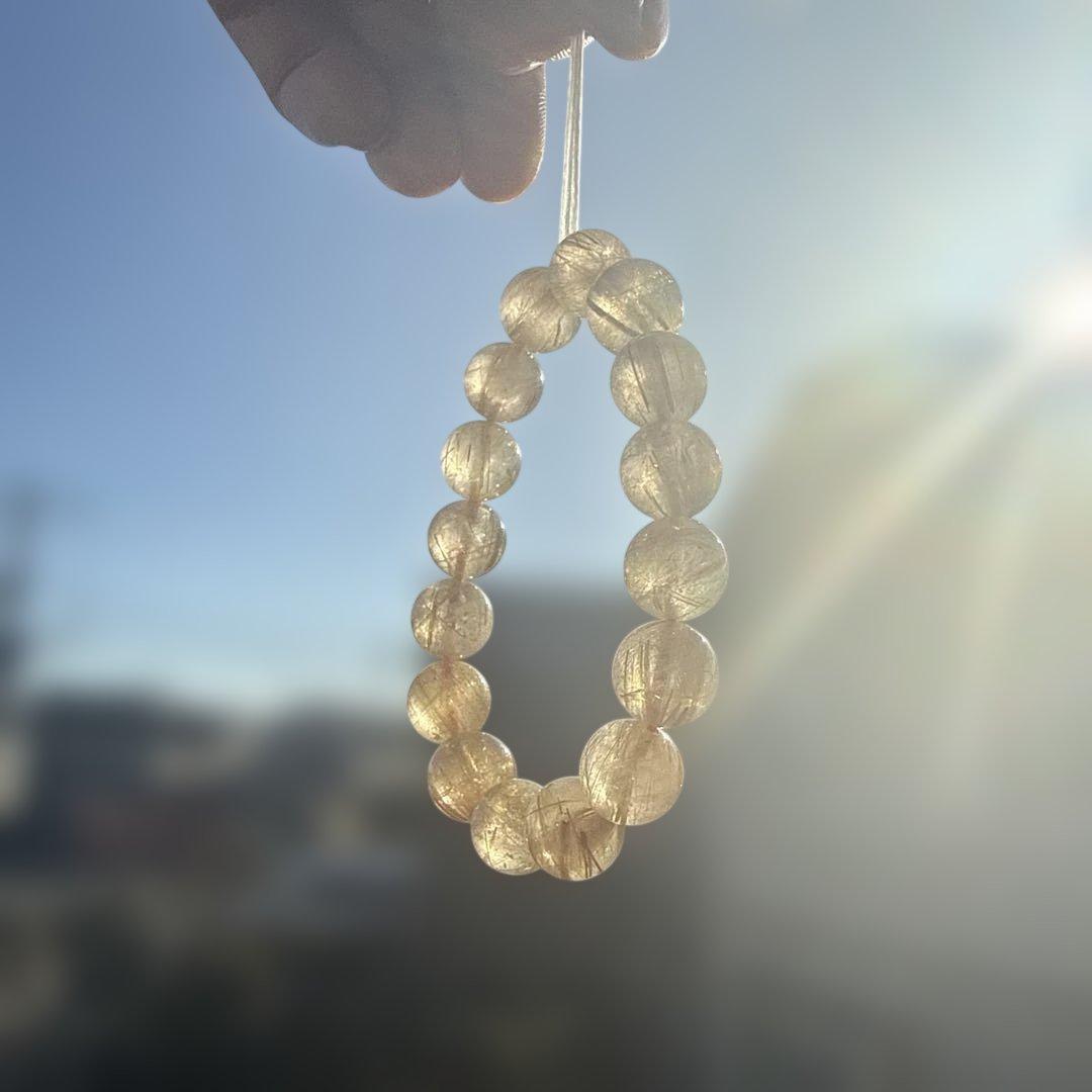 苑*様 ルチルクォーツ天然石ブレスレット