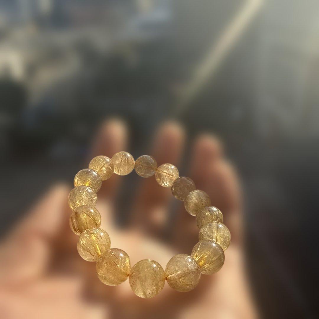 苑*様 ルチルクォーツ天然石ブレスレット