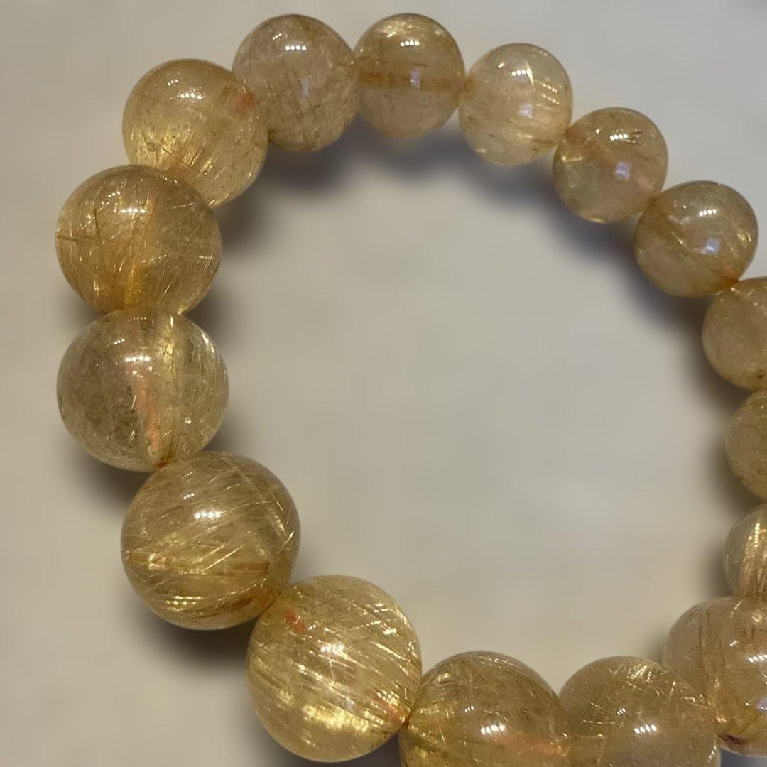 苑*様 ルチルクォーツ天然石ブレスレット