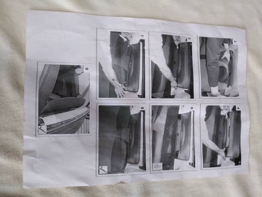 フィアット500 アバルト595 695 ウィンドストップ 純正品