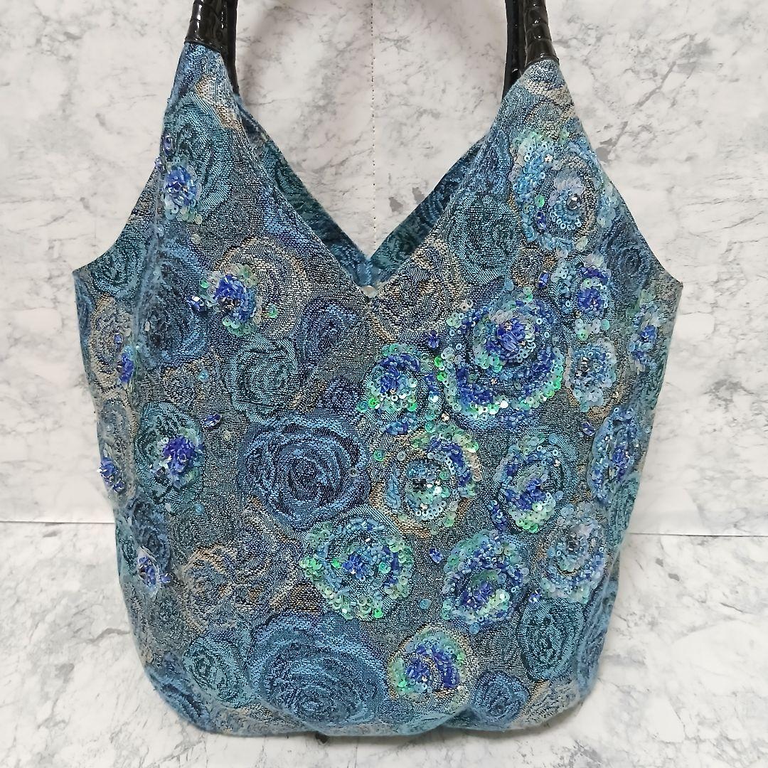 【極美品】Think Bee！ネバーエンディングブルーローズ トートバッグ