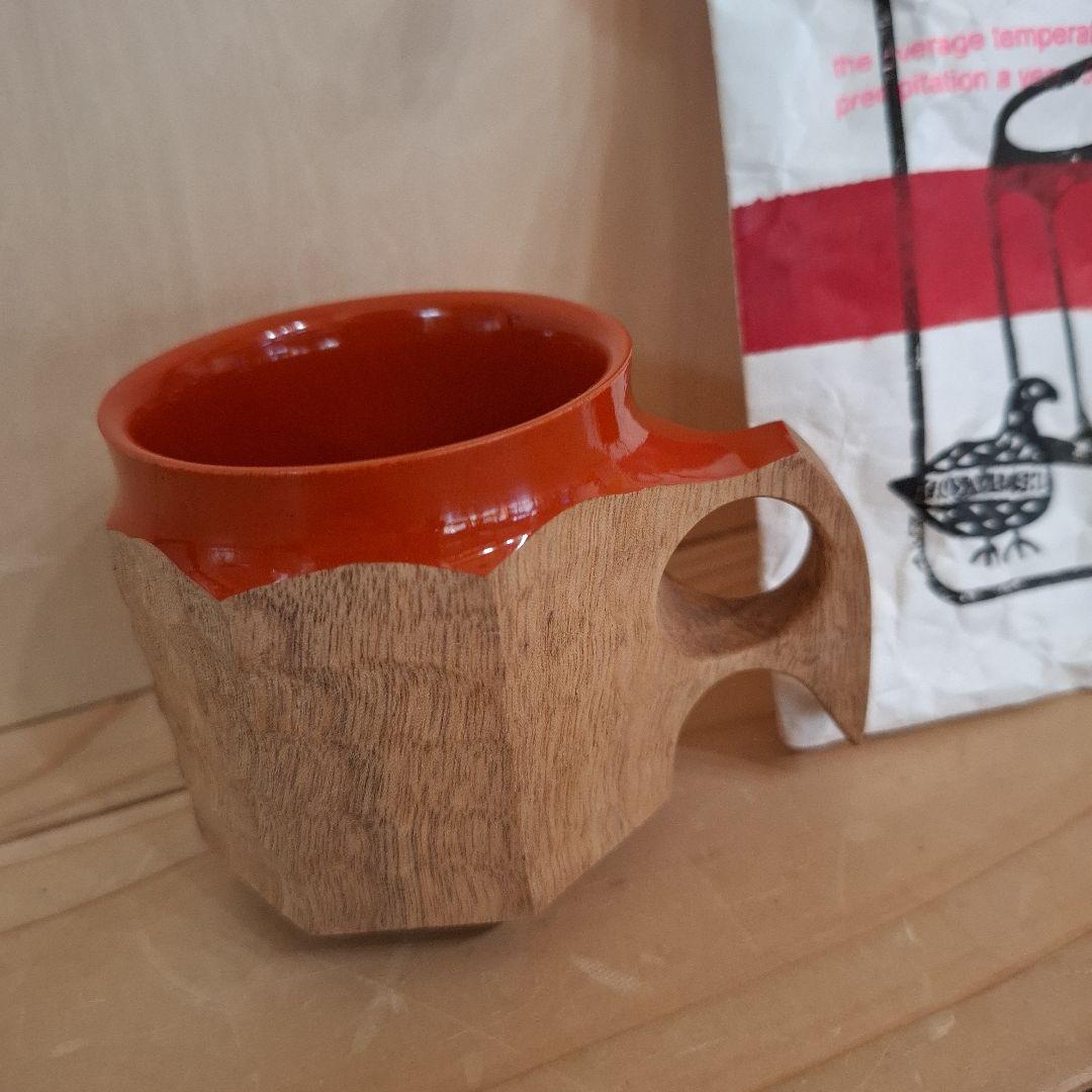 ジンカップ　赤漆 Urushi KIKISA Jincup M 袋付き①