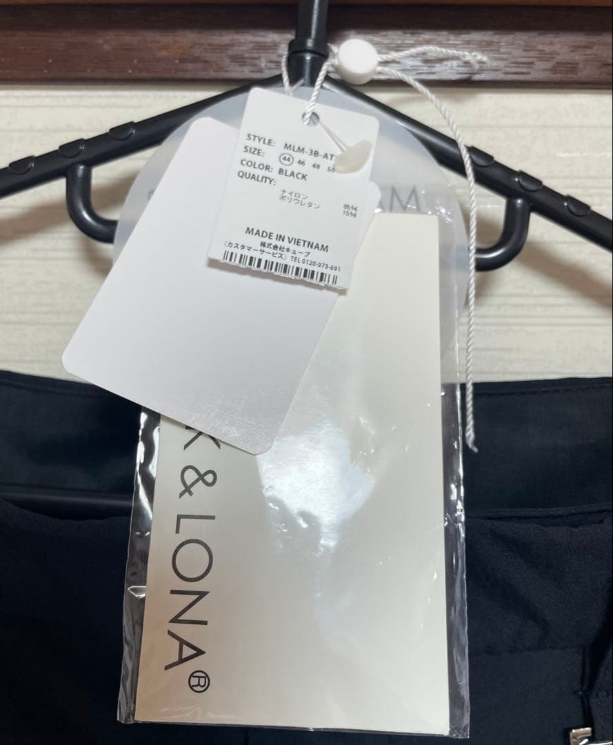 【MARK&LONA】 ゴルフ BLACK トラウザーパンツ