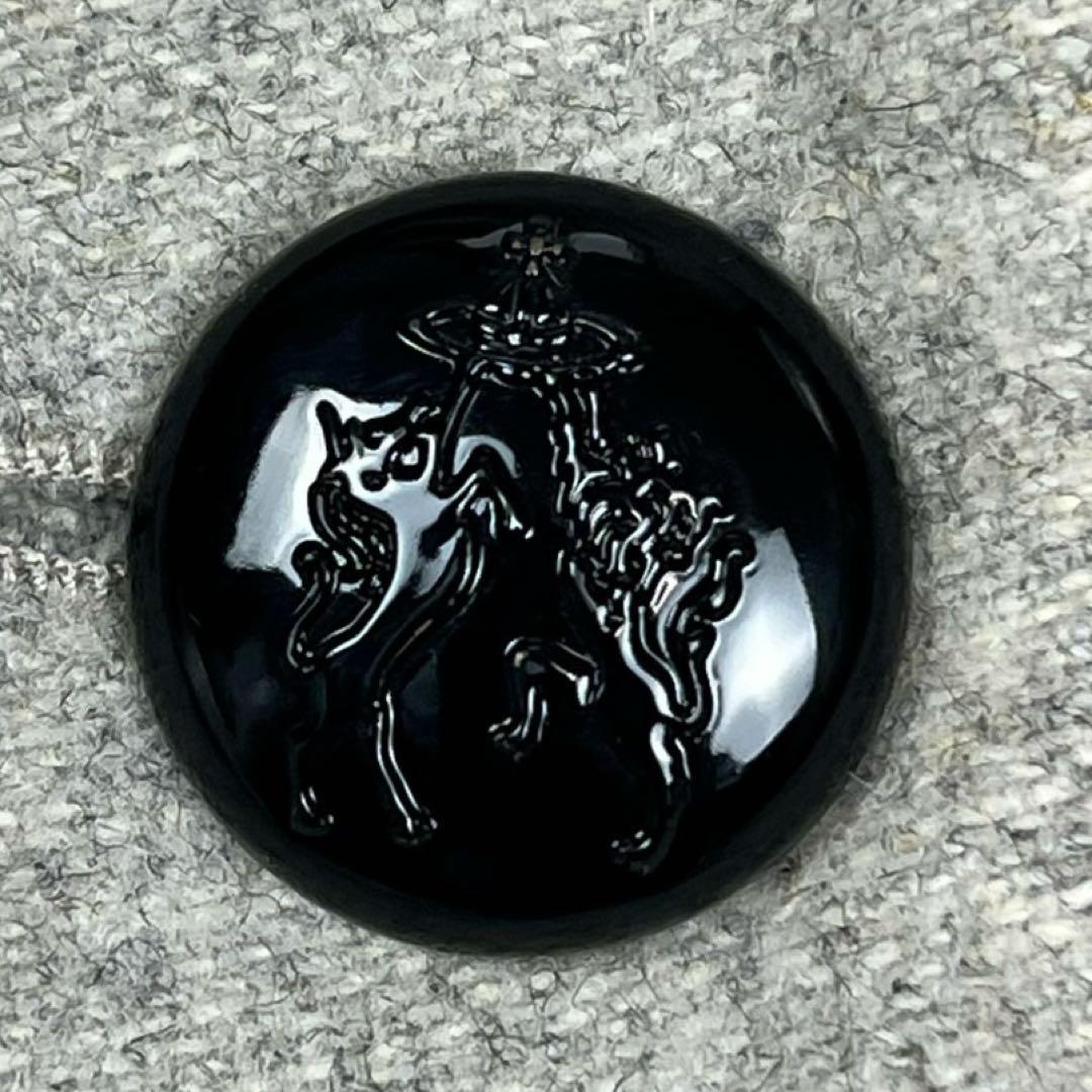 Vivienne Westwood アシメントリー ウールコート グレー