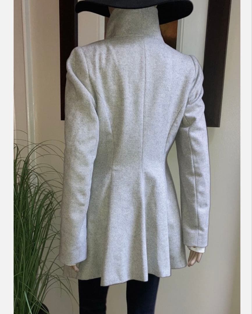 Vivienne Westwood アシメントリー ウールコート グレー