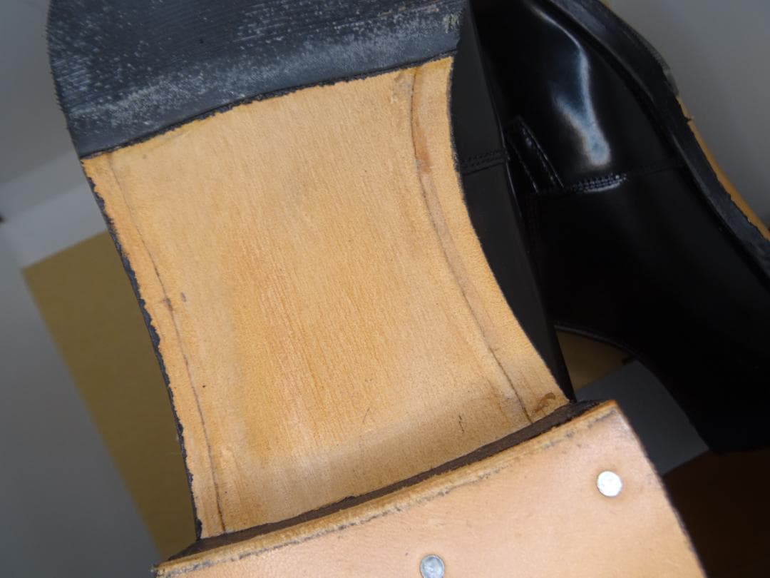 エ*オ様 新品チェコ軍オフィサーサービスシューズポストマンシューズ28.5cm黒