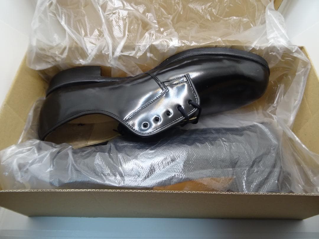 エ*オ様 新品チェコ軍オフィサーサービスシューズポストマンシューズ28.5cm黒