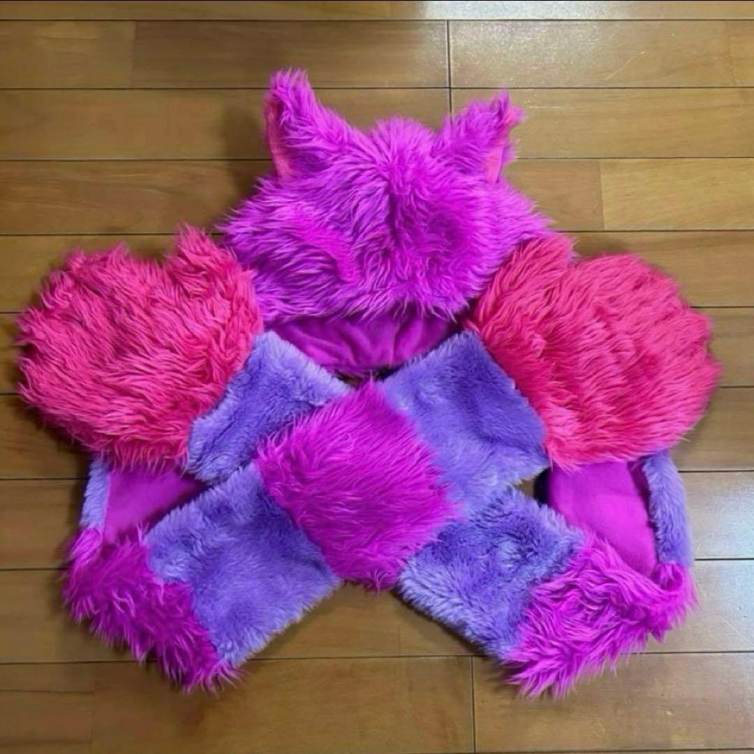 チェシャ猫　マフラーキャップ