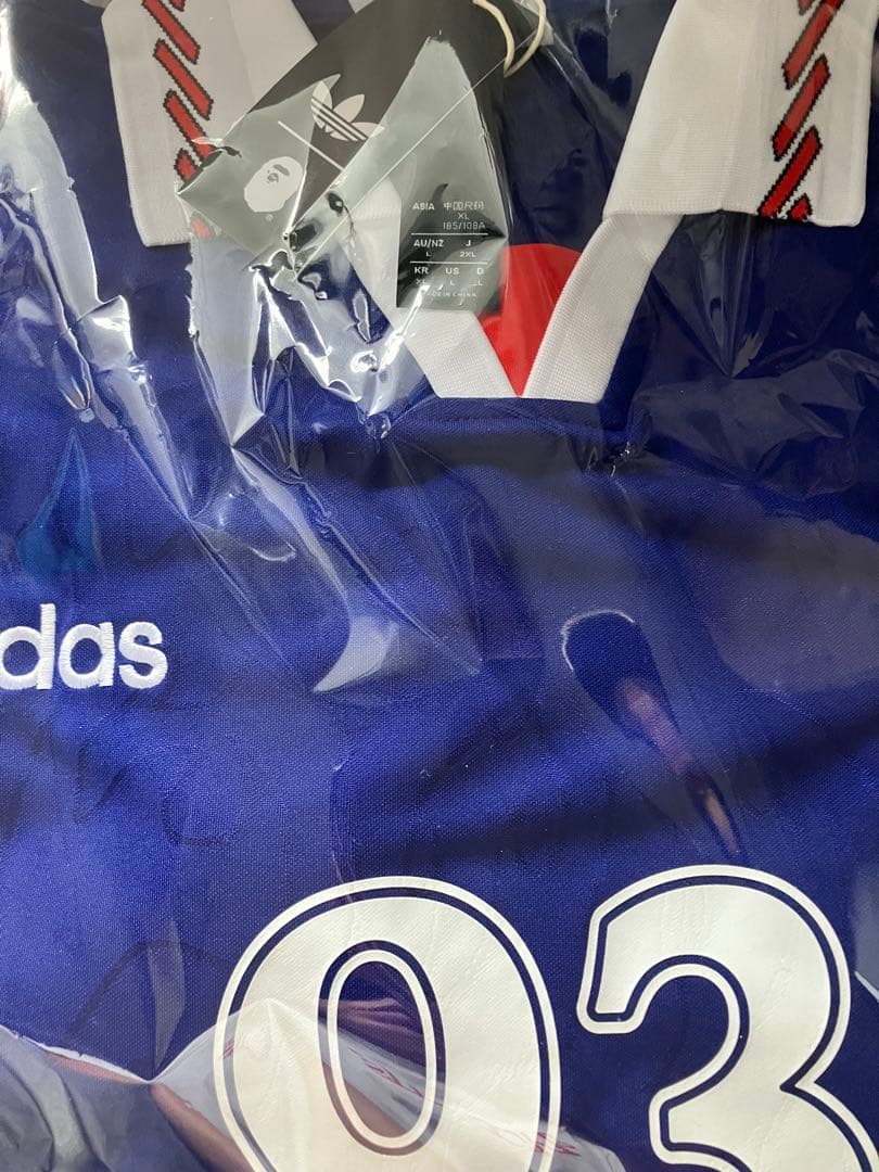 トップス A BATHING APE adidas Flame Jersey \"Blue\"