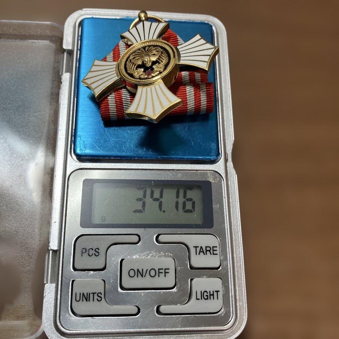 日本赤十字社　金色有功章　勲章　メダル　日本