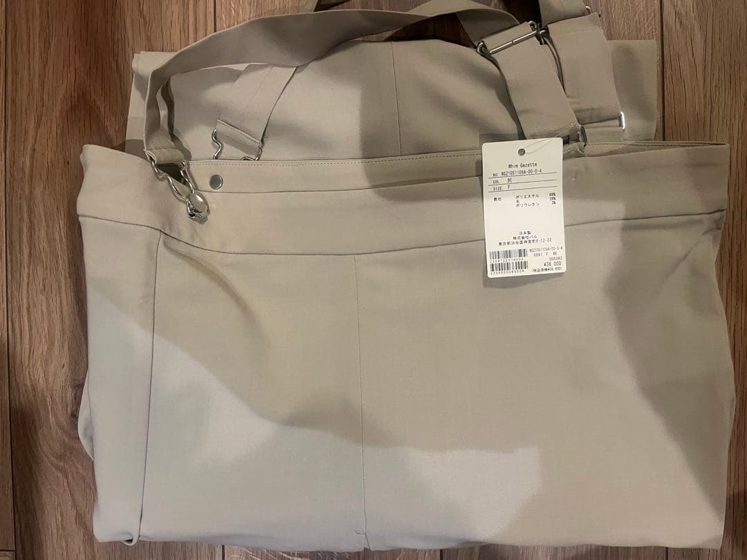 新品タグ付き　ウィムガゼット　平織オーバーオール