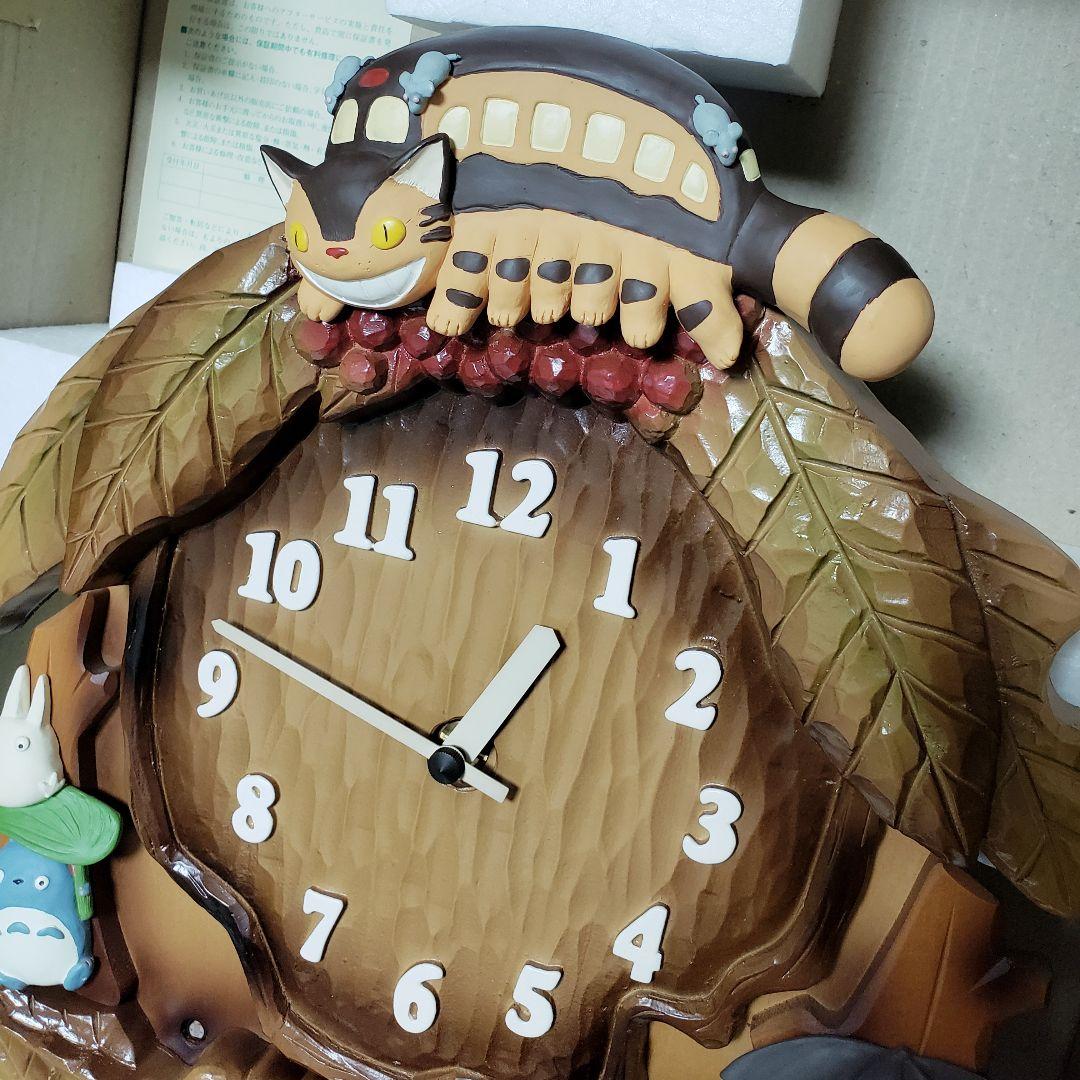 店舗展示品 となりのトトロ M837 RYTHEM 掛時計①