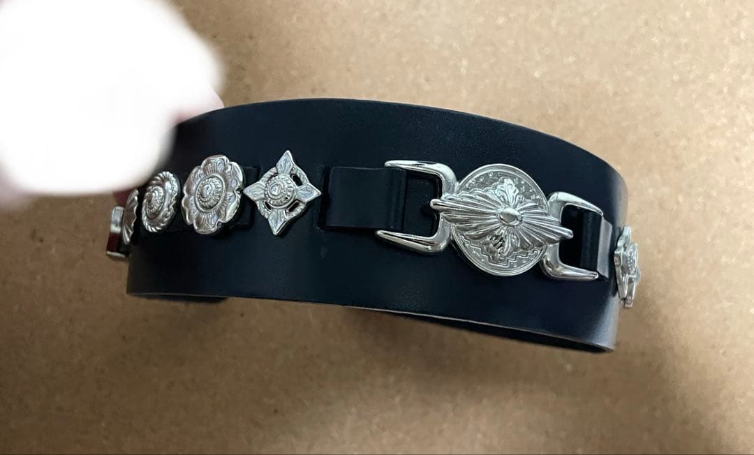 【TOGA PULLA】 Leather headband 2 カチューシャ