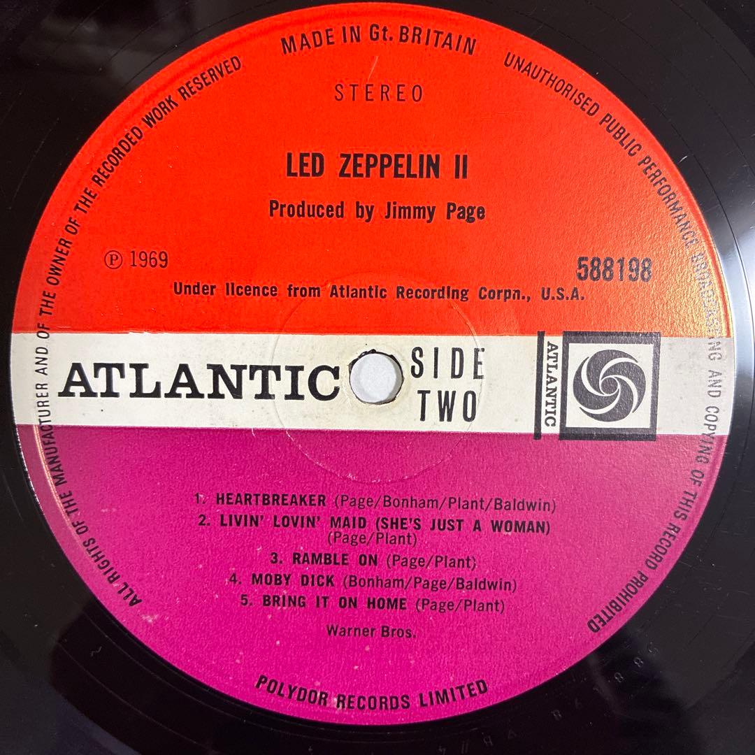 レッドツェッペリン 名盤 レコード Ⅱ UKオリジナル盤