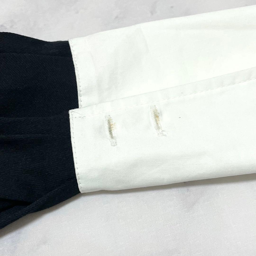 新品未使用 フレイアイディー 黒 シャツカラーマーメイドワンピース M相当 1