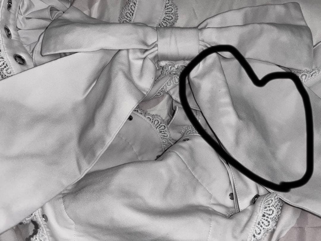 Yumi出品 dimmoire Drip Heartメイドワンピース