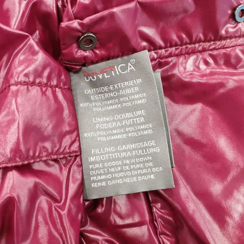 美品 DUVETICA ダウンベスト 40 レディースM相当 ベージュ系 n63