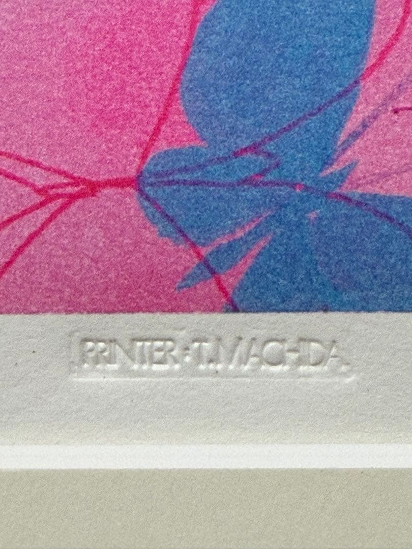 朝倉摂「夢の中のチビ」E.A本人持ち限定版リトグラフ 額装 自筆サイン入