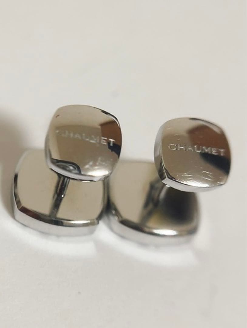ショーメ　CHAUMET カフリンクス　シルバー