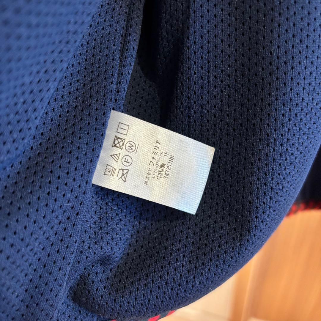 ファミリア familiar ボアブルゾン ジャケット アウター ネイビー110