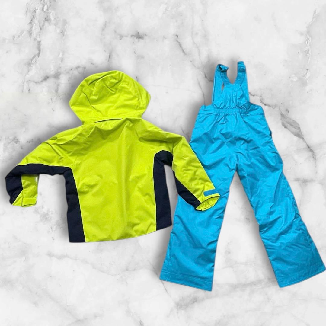 美品 DESCENTE デサント スキーウェア 調整可能アジャスター付き120