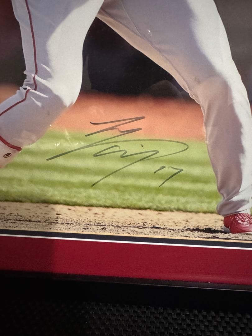 【直筆サイン】大谷翔平 特大写真 Fanatics& MLB公式ホログラム 額縁