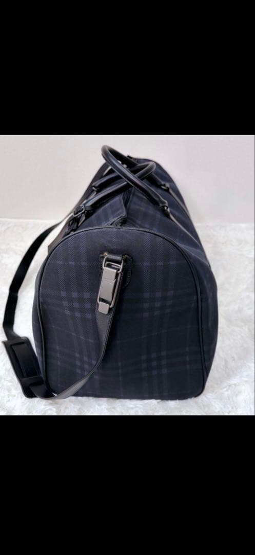 BURBERRY LONDON ボストンバッグ 2way ネイビー