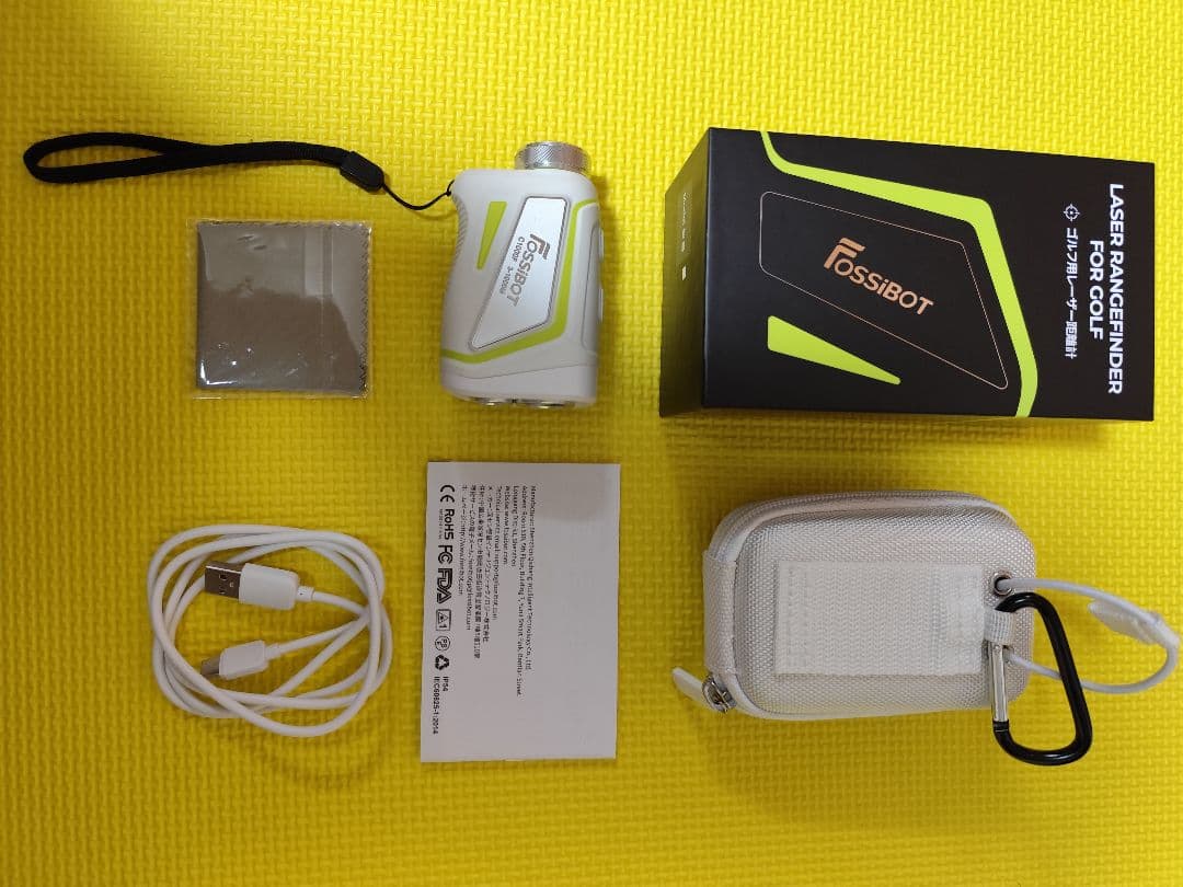 FOSSIBOT ゴルフ用レーザー距離計 C1000F