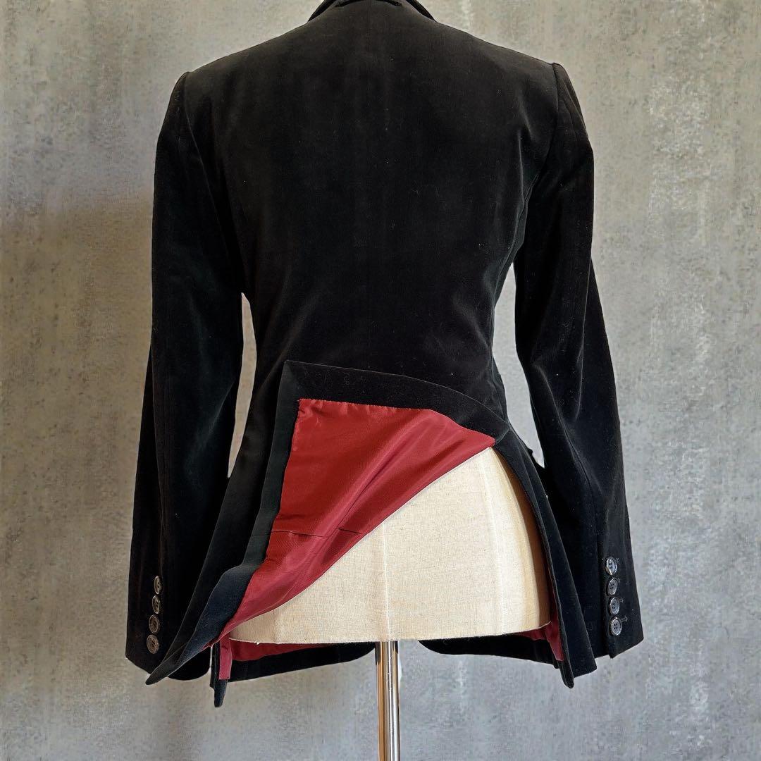 Jean Paul Gaultier FEMME ベルベット ジャケット 黒