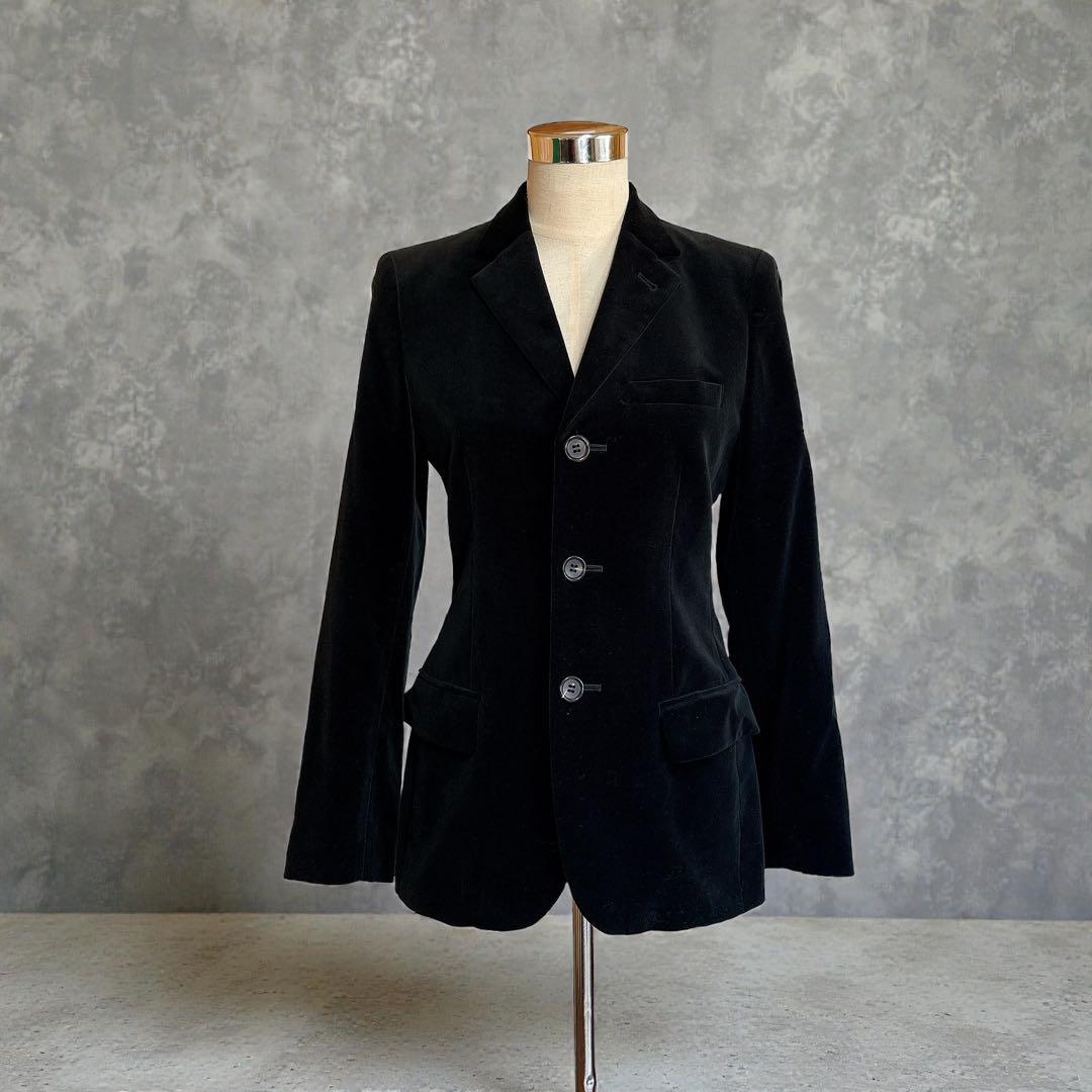 Jean Paul Gaultier FEMME ベルベット ジャケット 黒