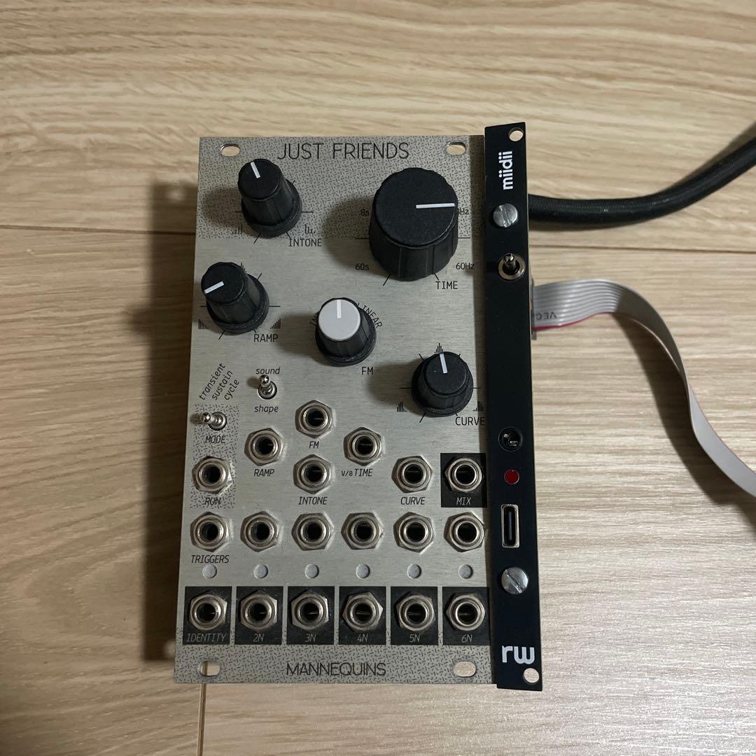 Just Friends & miidii (i2c) モジュラーシンセ