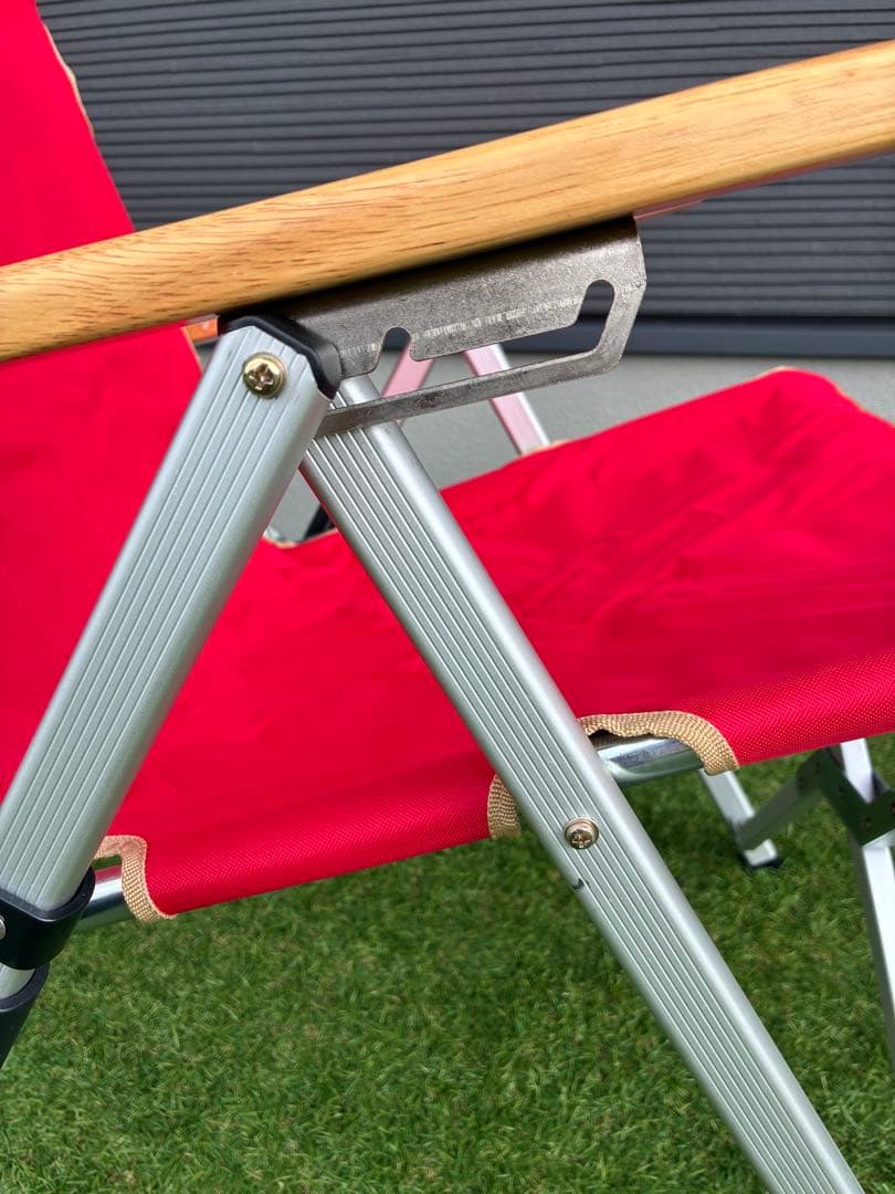 コールマン　レイチェア　レッド２脚セット　FUTURE FOX座面カバーセット