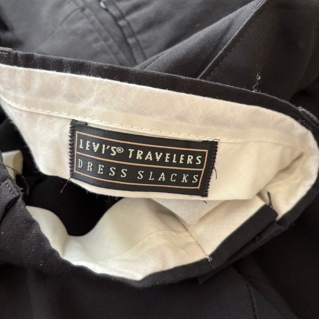 90's Levi's Dress slacks 黒スラックス　W34 L30