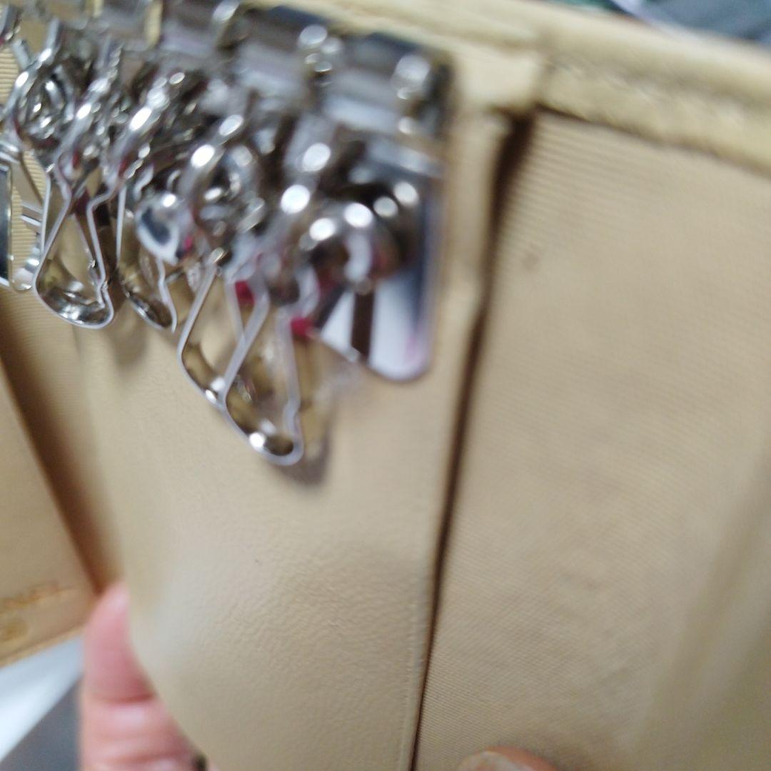 CHANEL イエローベージュ キャビアレザー キーケース