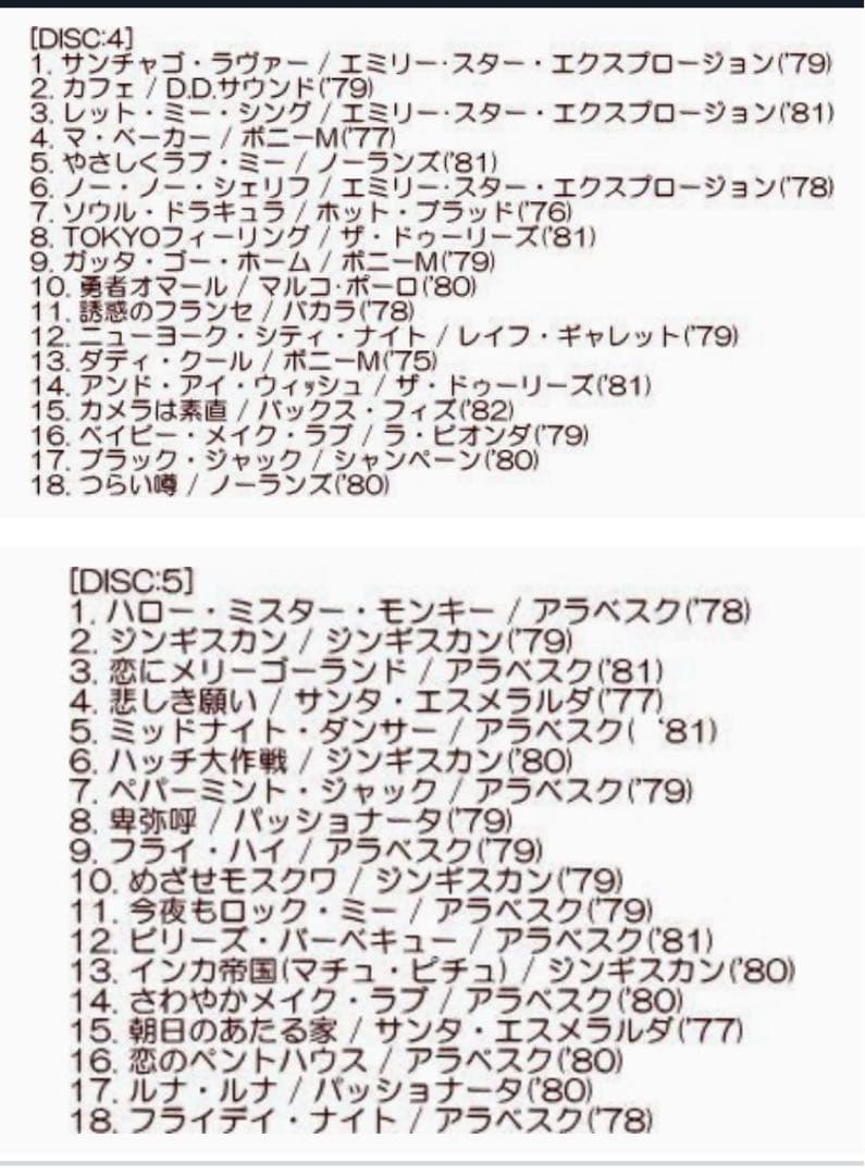 CANDY POP BOX 5枚組 CD