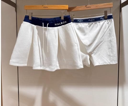 Malbon Golf マルボン セットアップ クールなモノトーンコーデ✨美品