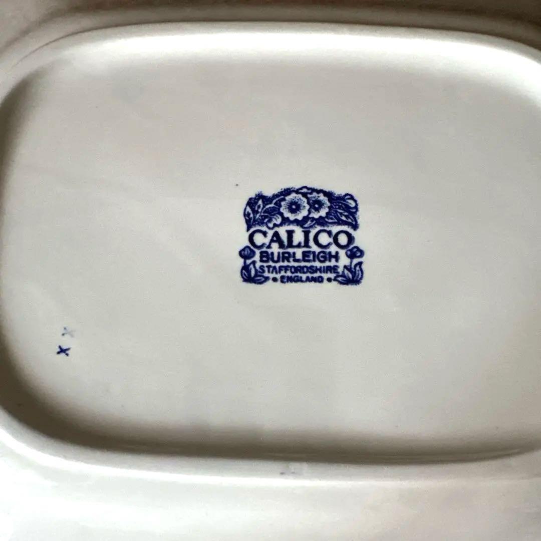 Burleigh バーレイ CALICO スクエアプレート２枚